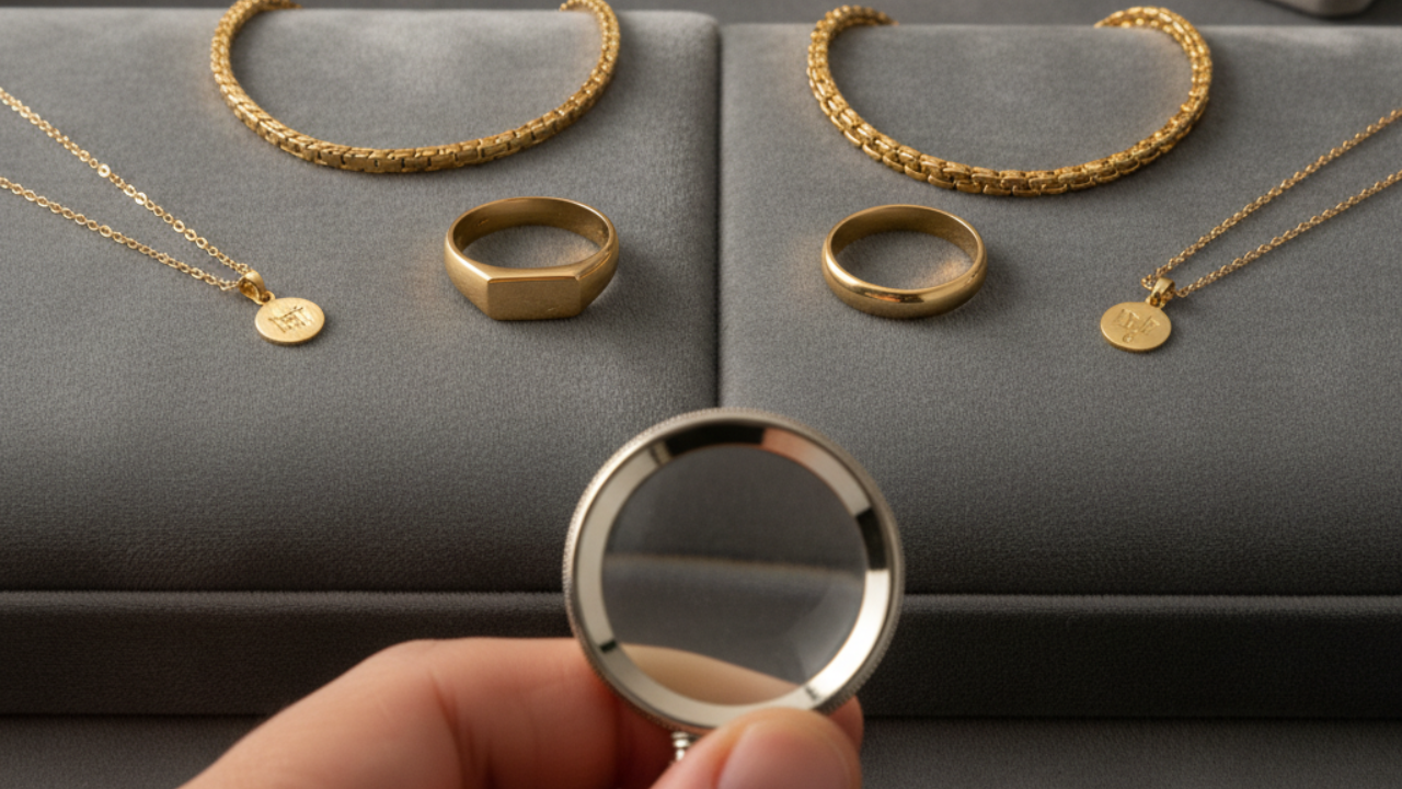 ciri-ciri emas imitasi