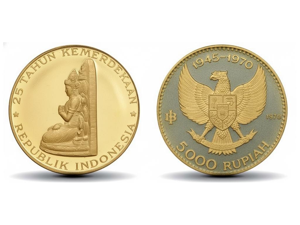 koin 25 tahun kemerdekaan Republik Indonesia
