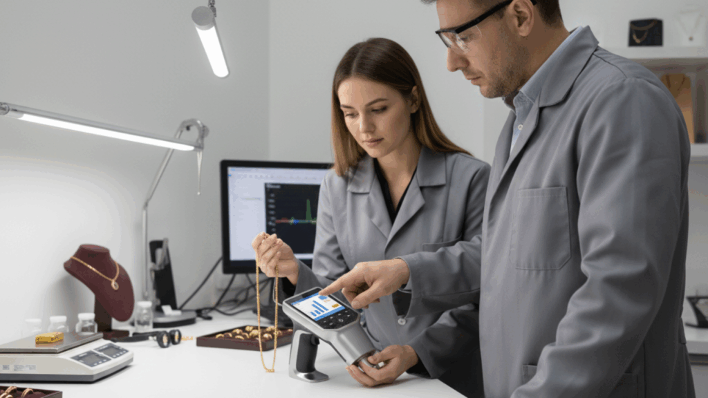 tutorial pakai alat uji emas elektronik
