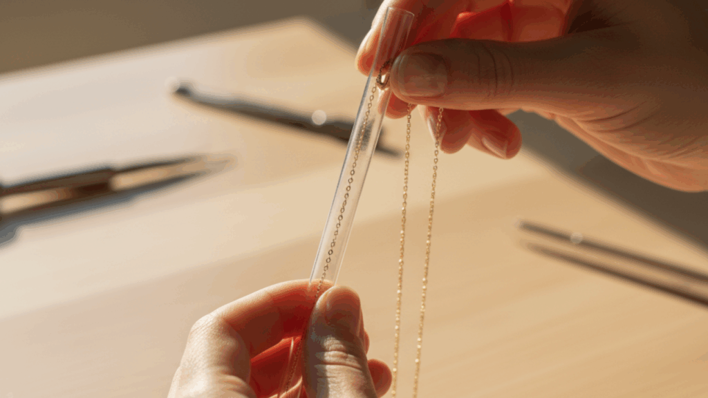 cara membersihkan emas muda yang menghitam