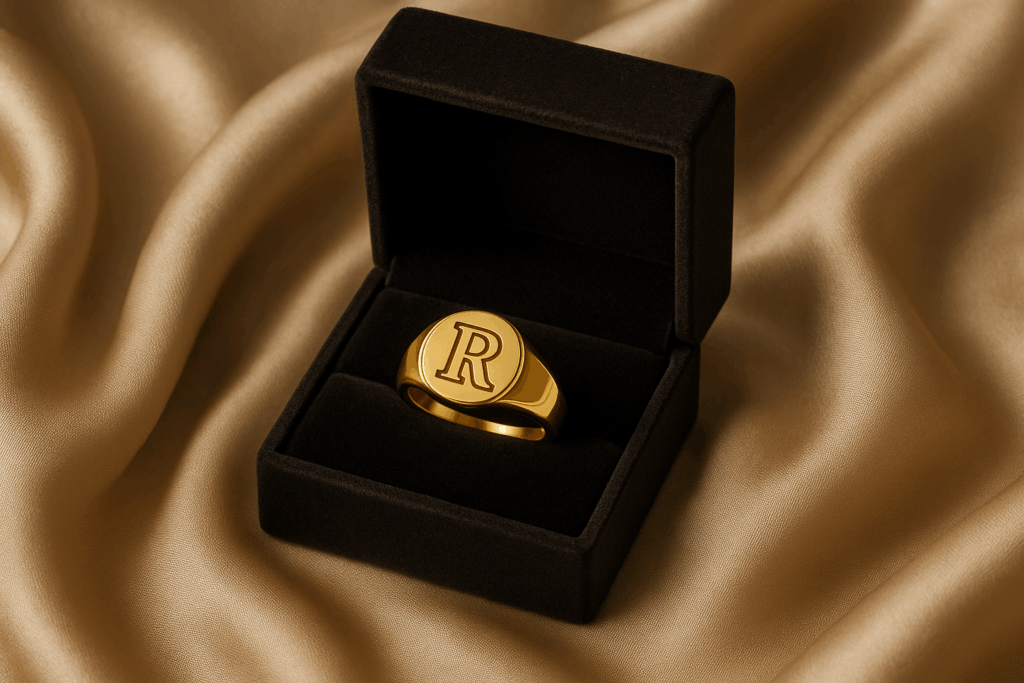 motif cincin emas pria
