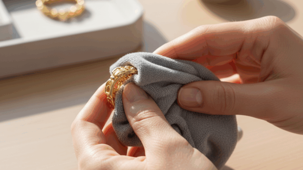 cara mencuci emas muda biar kuning lagi