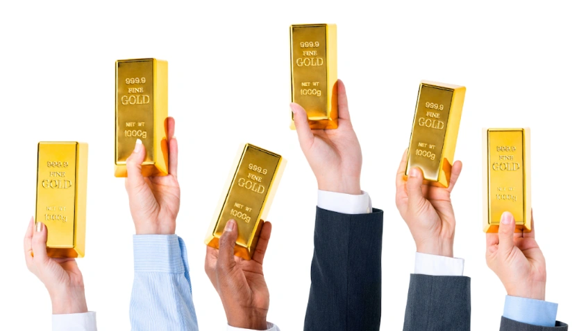 jika dolar turun maka harga emas