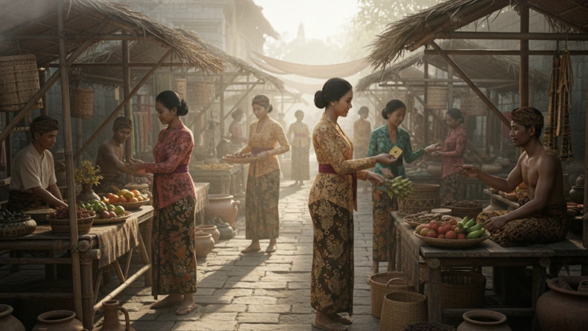 koin emas kuno Indonesia