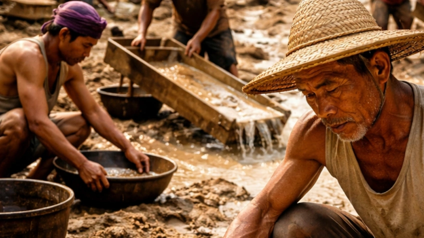 daerah penghasil emas di Kalimantan
