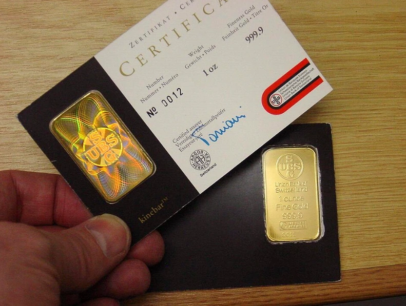 Ciri-Ciri Emas Batangan Swiss Asli