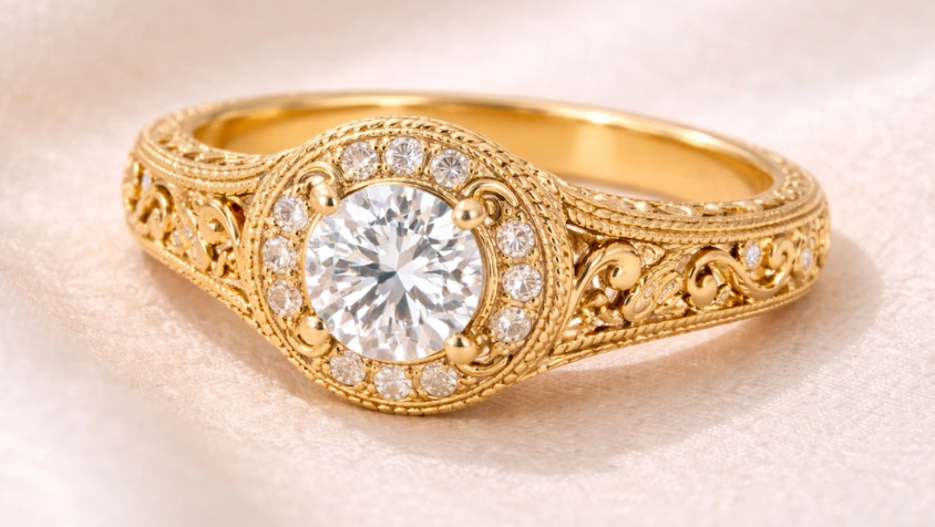 cincin tunangan emas1