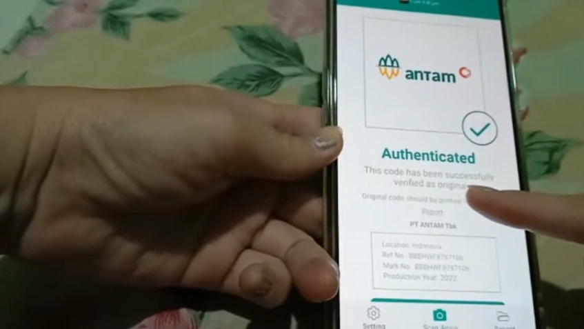 cek sertifikat emas Antam