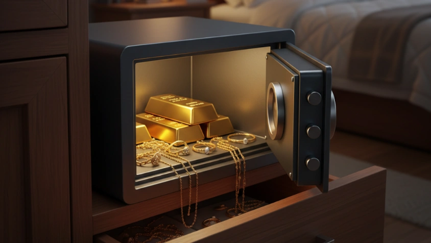 cara menyimpan emas yang aman