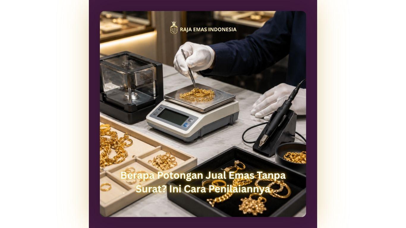 Berapa Potongan Jual Emas Tanpa Surat