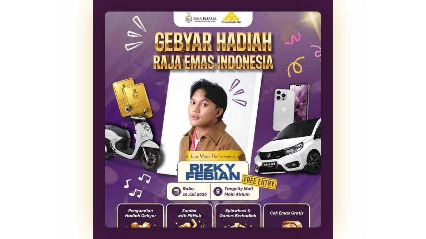 Gebyar Hadiah Raja Emas Indonesia, Cek Info Lengkapnya!