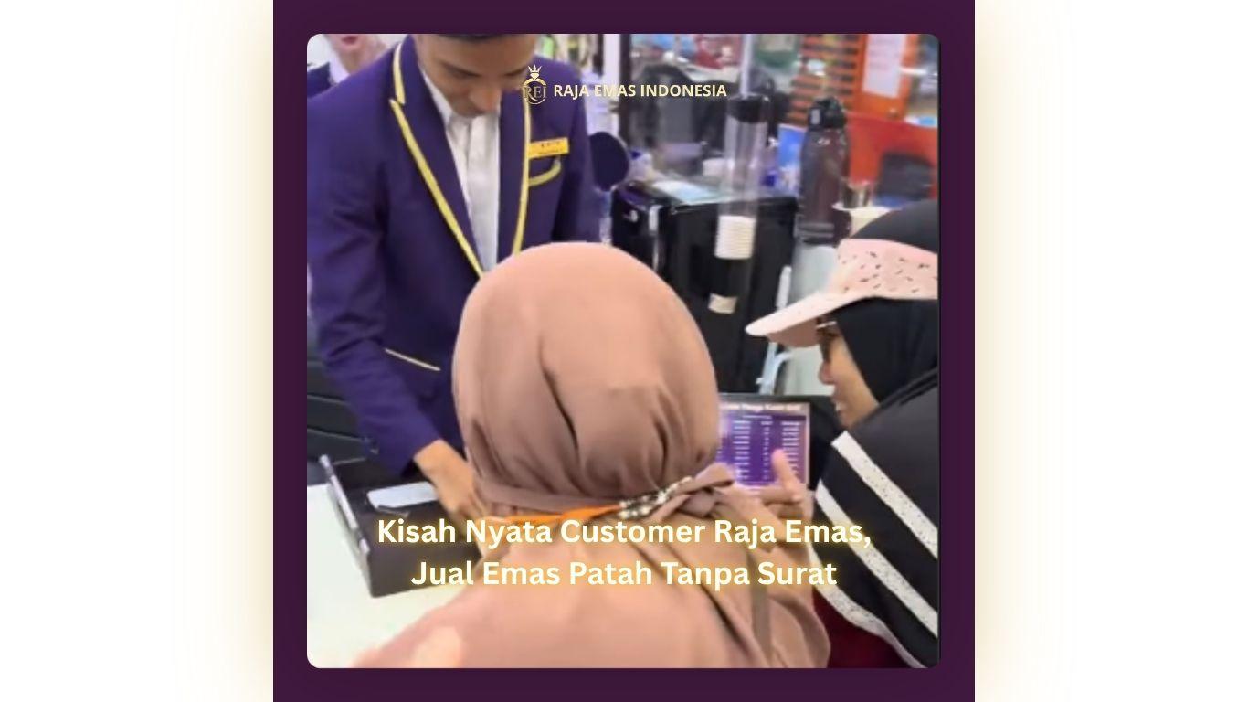 jual emas patah tanpa surat